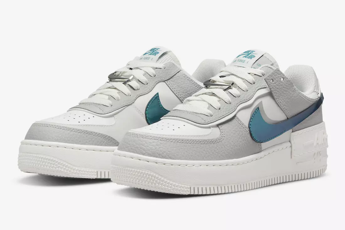 Fémes bevonat Részletek Ez a Nike Air Force 1 árnyék