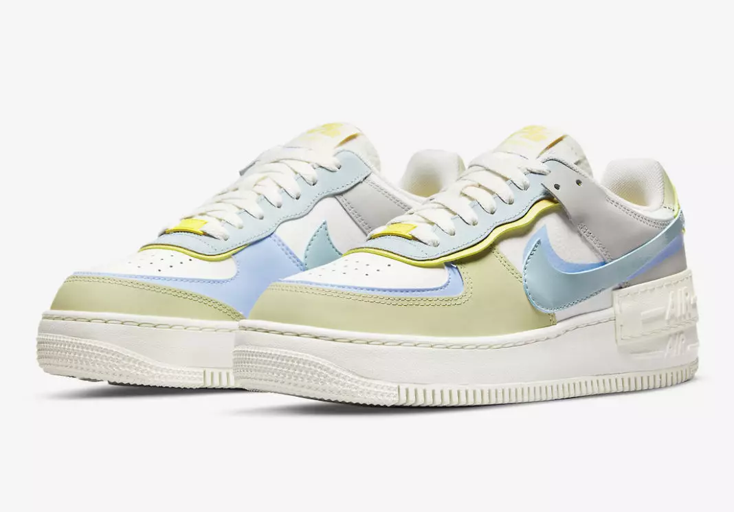 Ngày phát hành Nike Air Force 1 Shadow Ocean Cube Light Marine Olive Aura DR7883-100