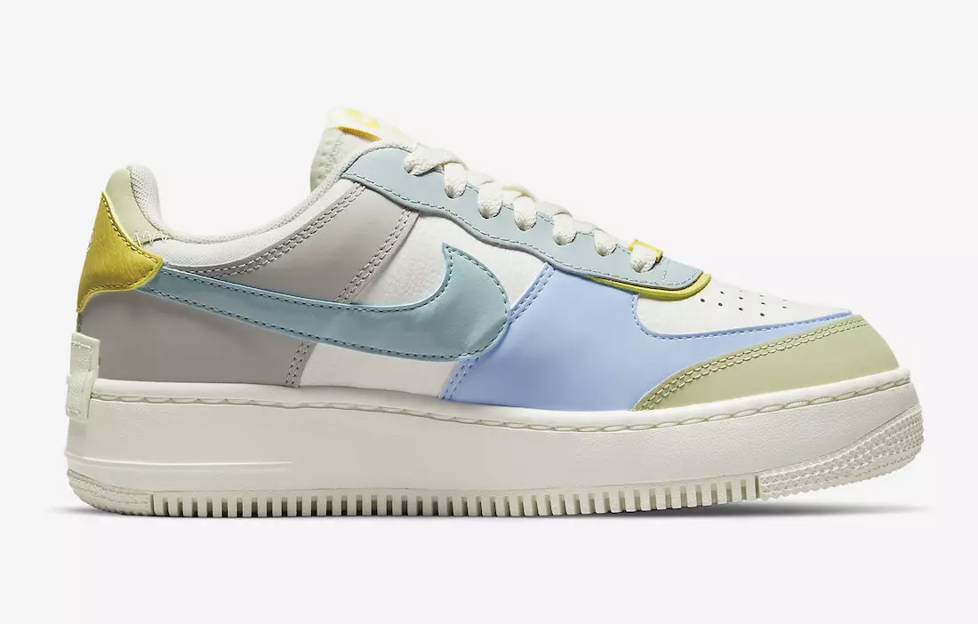 Nike Air Force 1 Shadow Ocean Cube Light Marine Olive Aura DR7883-100 Tanggal Rilis