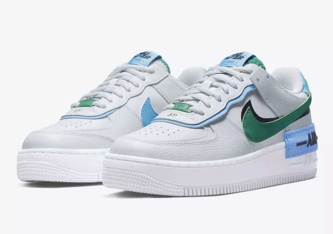 Nike Air Force 1 Shadow Photon Dust Malachite CI0919-004 გამოშვების თარიღი