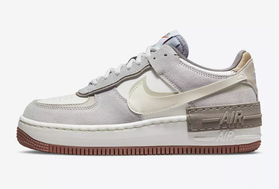 Nike Air Force 1 Shadow Sail Pale Ivory DO7449-111 Tarehe ya Kutolewa