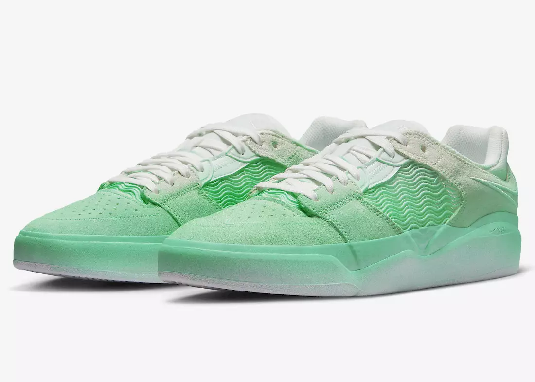 An Nike SB Ishod Faigheann Sprae a Phéinteáil i Mint Green