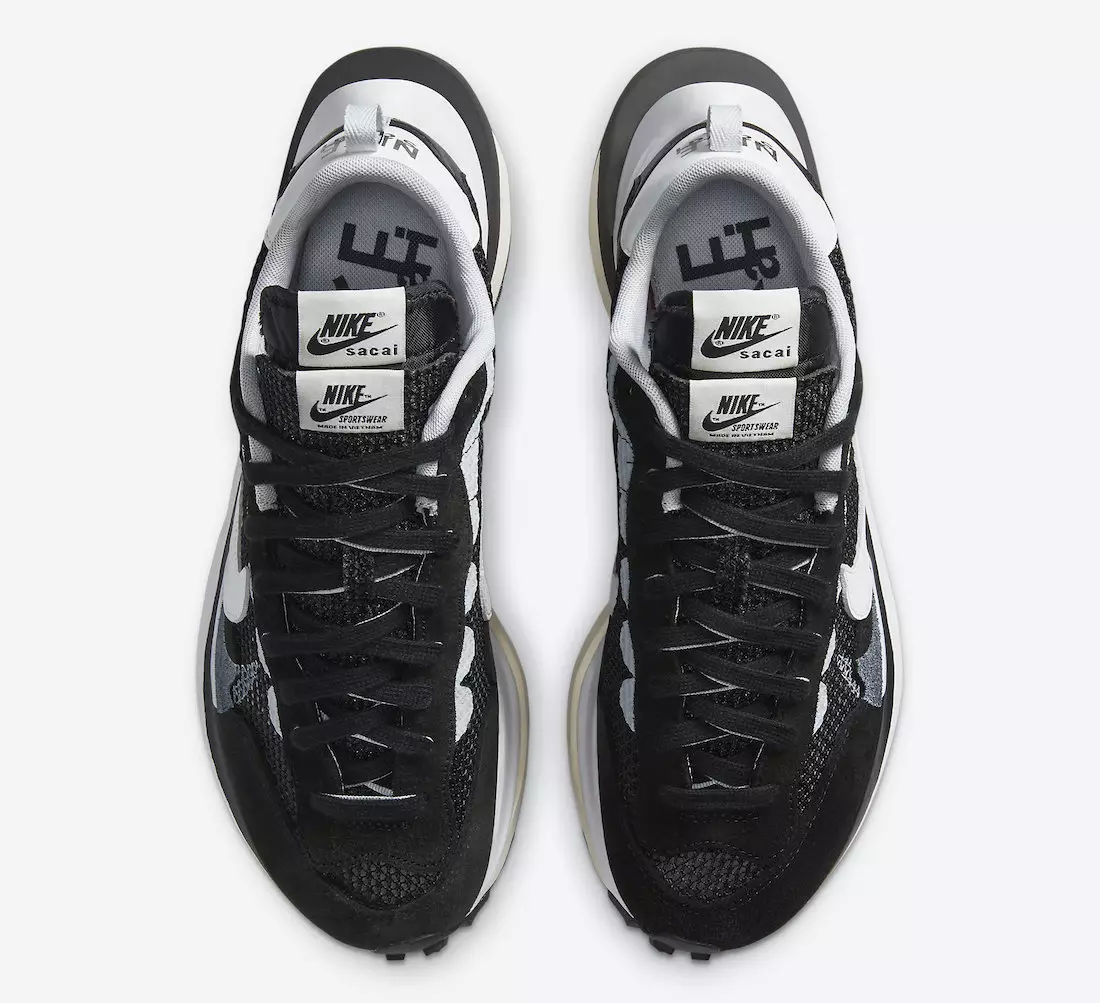 Sacai Nike VaporWaffle Black CV1363-001 გამოშვების თარიღი