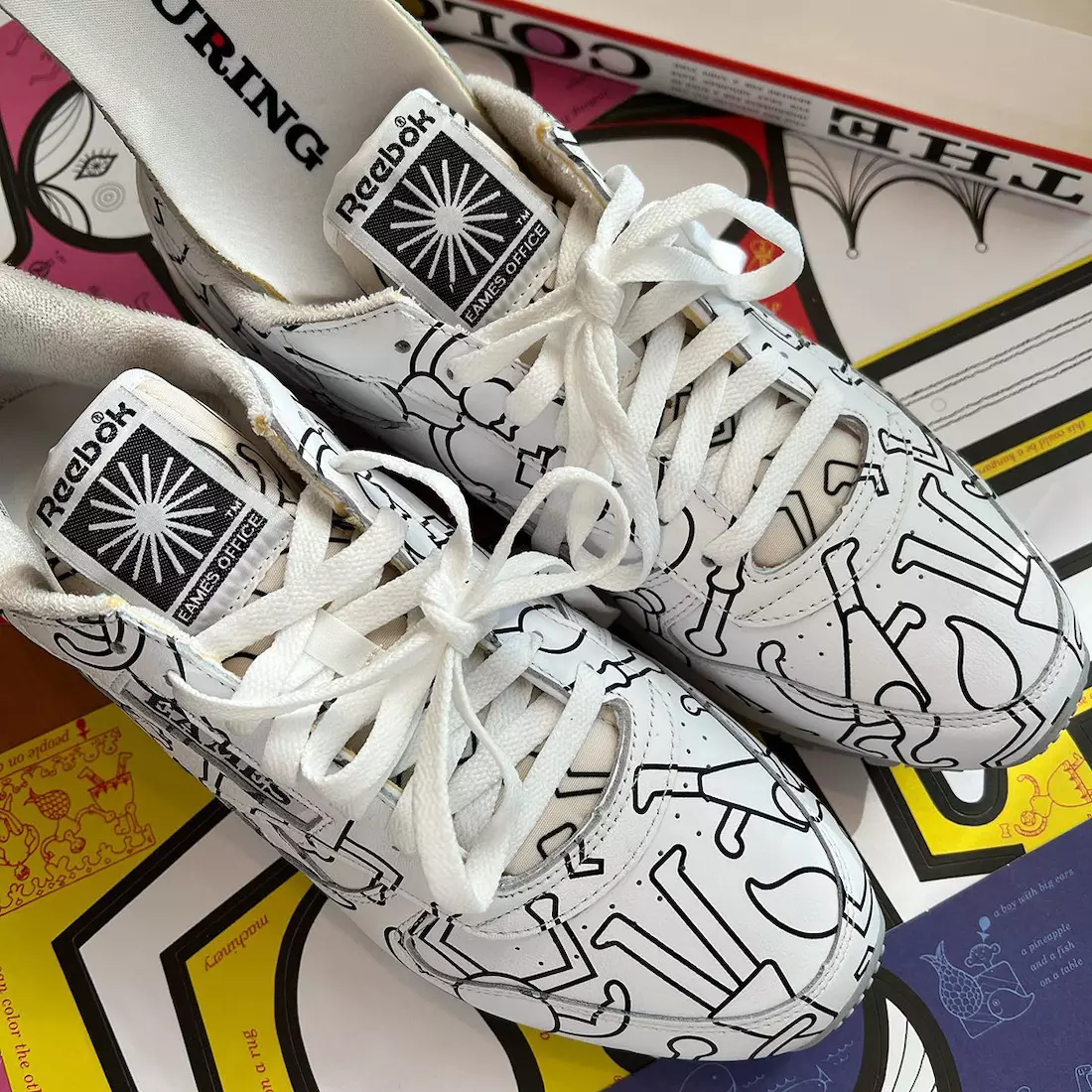 Eames Reebok Classic Leather The Coloring Toy Fecha de lanzamiento