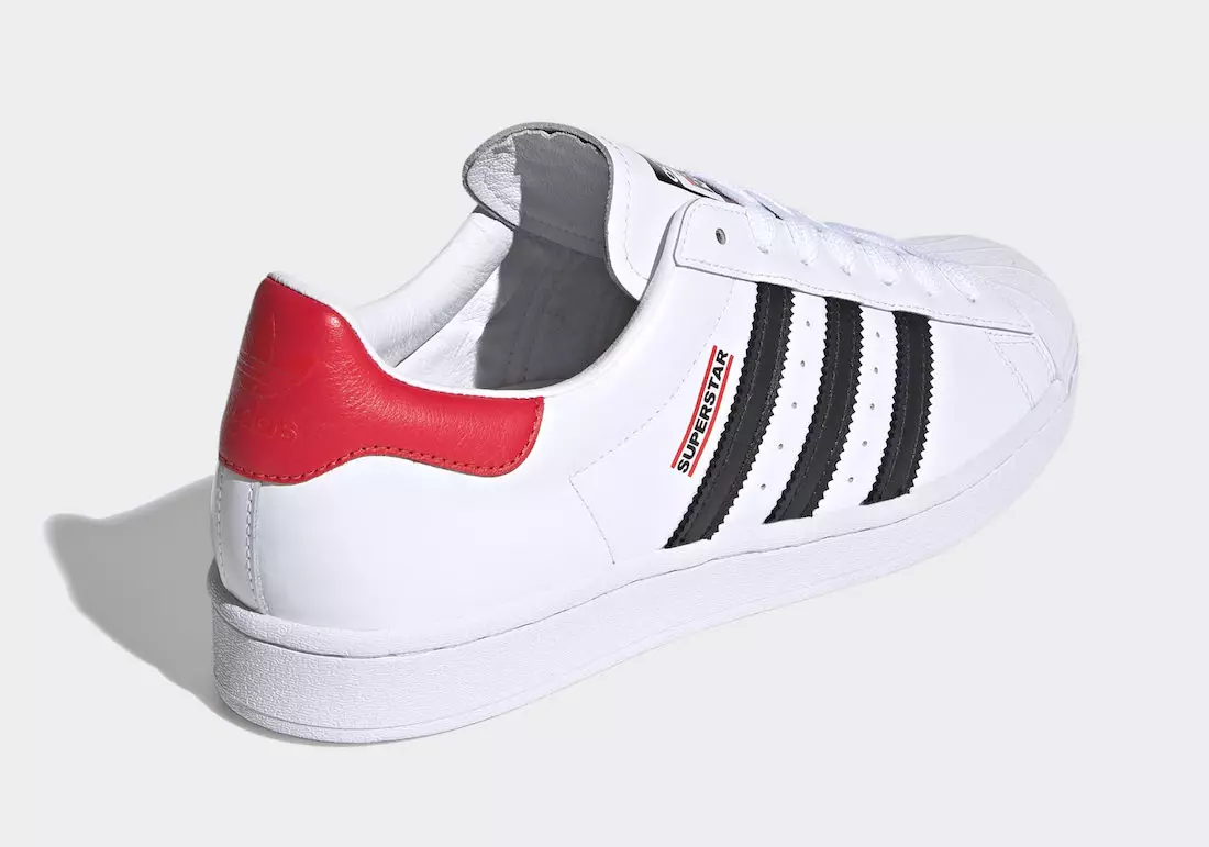 Paleiskite DMC adidas Superstar White FX7616 išleidimo data