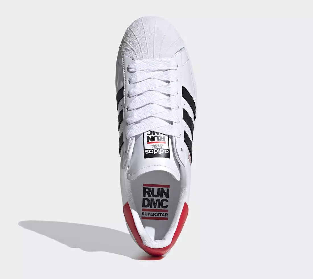 تاریخ انتشار DMC adidas Superstar White FX7616 را اجرا کنید