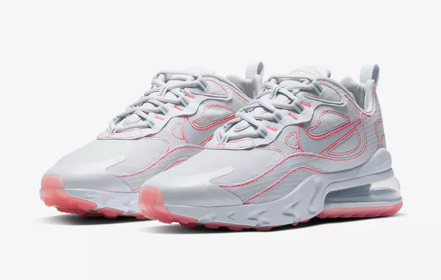 Nike Air Max 270 React Libération Avec Crimson Stitching