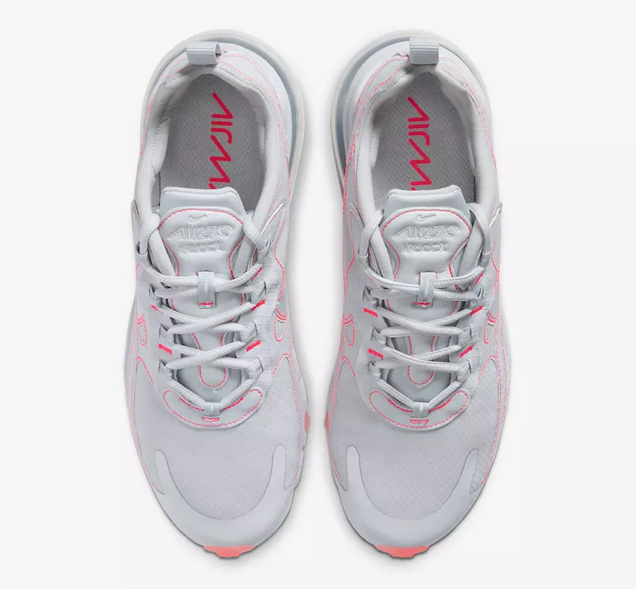 Nike Air Max 270 React Flash Crimson CQ6549-100 թողարկման ամսաթիվը