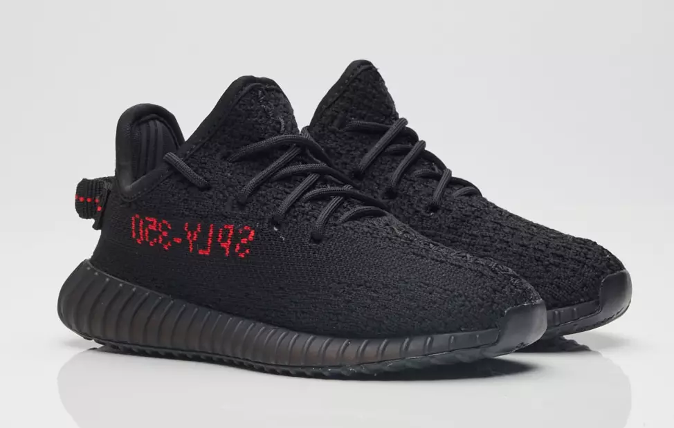 adidas Yeezy Boost 350 V2 Bayi Hitam Merah BB6372-