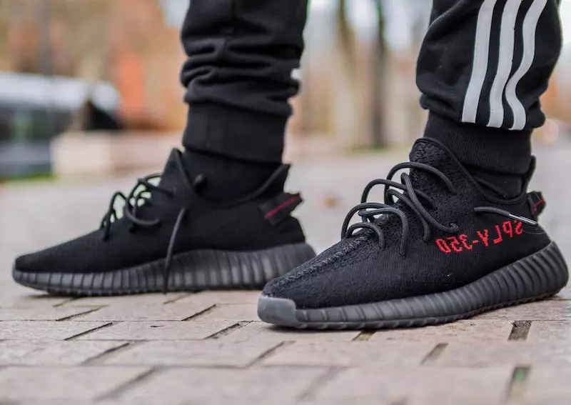 Black Red Yeezy Boost 350 V2 CP9652