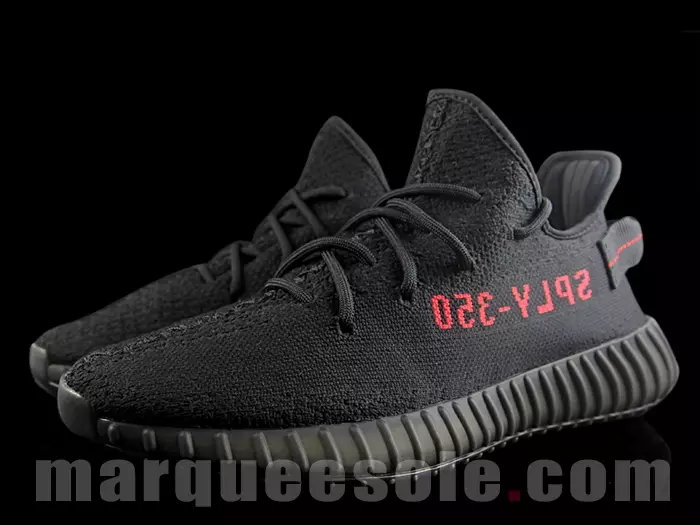 Yeezy Boost 350 V2 Black Red CP9652