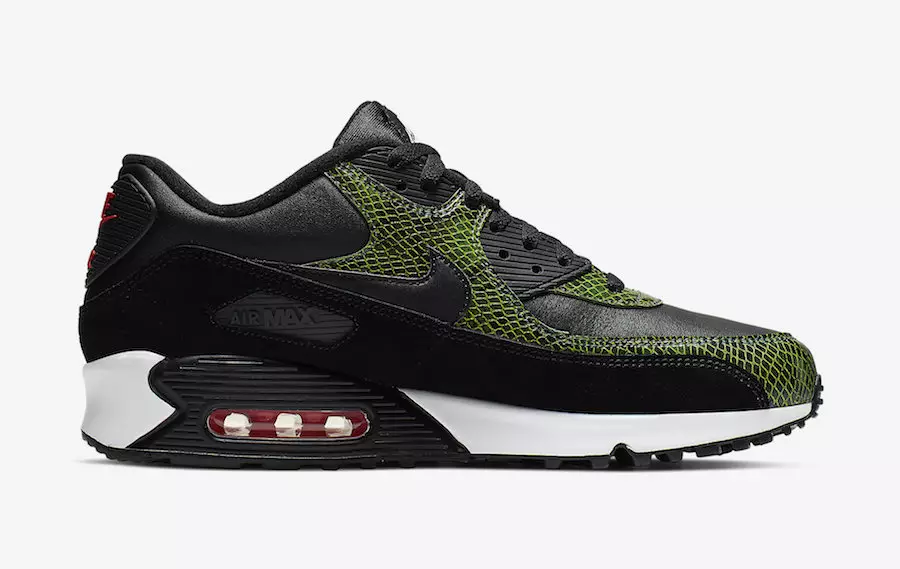 Nike Air Max 90 Green Python CD0916-001 ဖြန့်ချိသည့်ရက်စွဲ စျေးနှုန်း