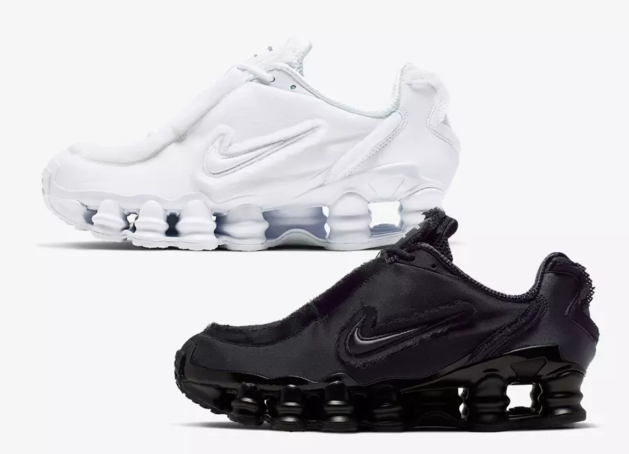 Comme des Garcons x Nike Shox CJ0546-001 CJ0546-100 გამოშვების თარიღი