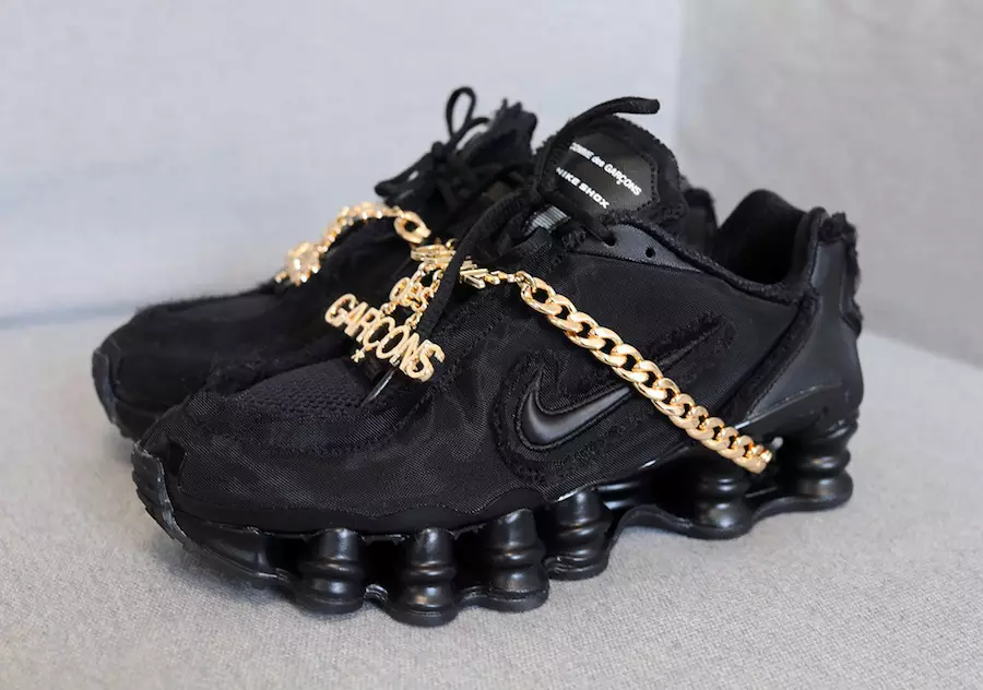 CDG Nike Shox Black Release Date