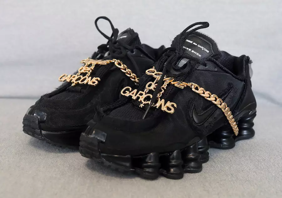 CDG Nike Shox Black izlaišanas datums