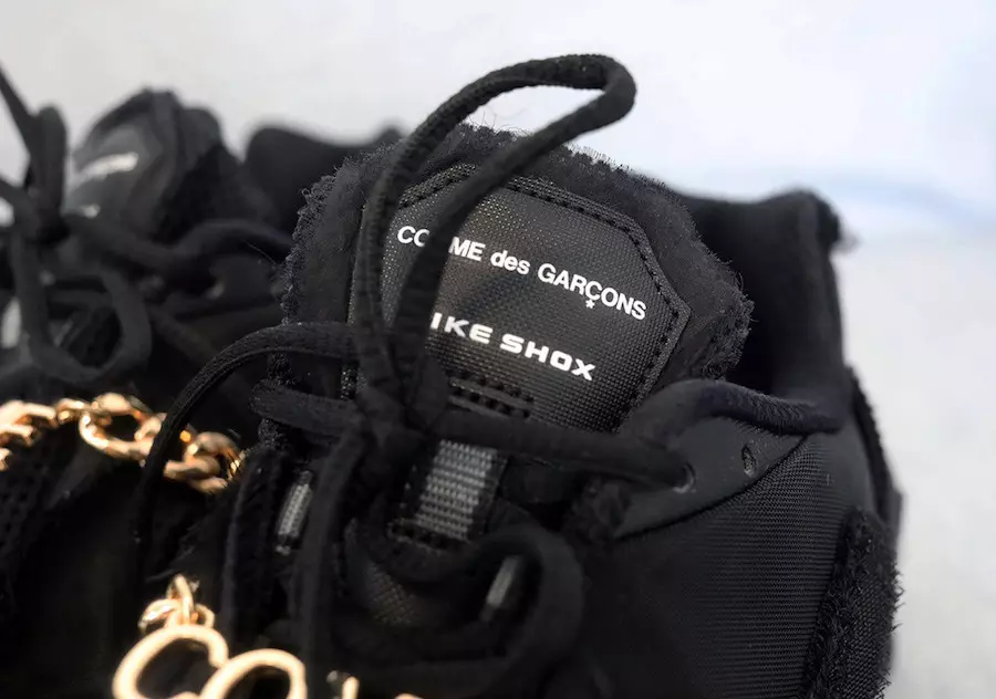 CDG Nike Shox қара түсті шығарылым күні