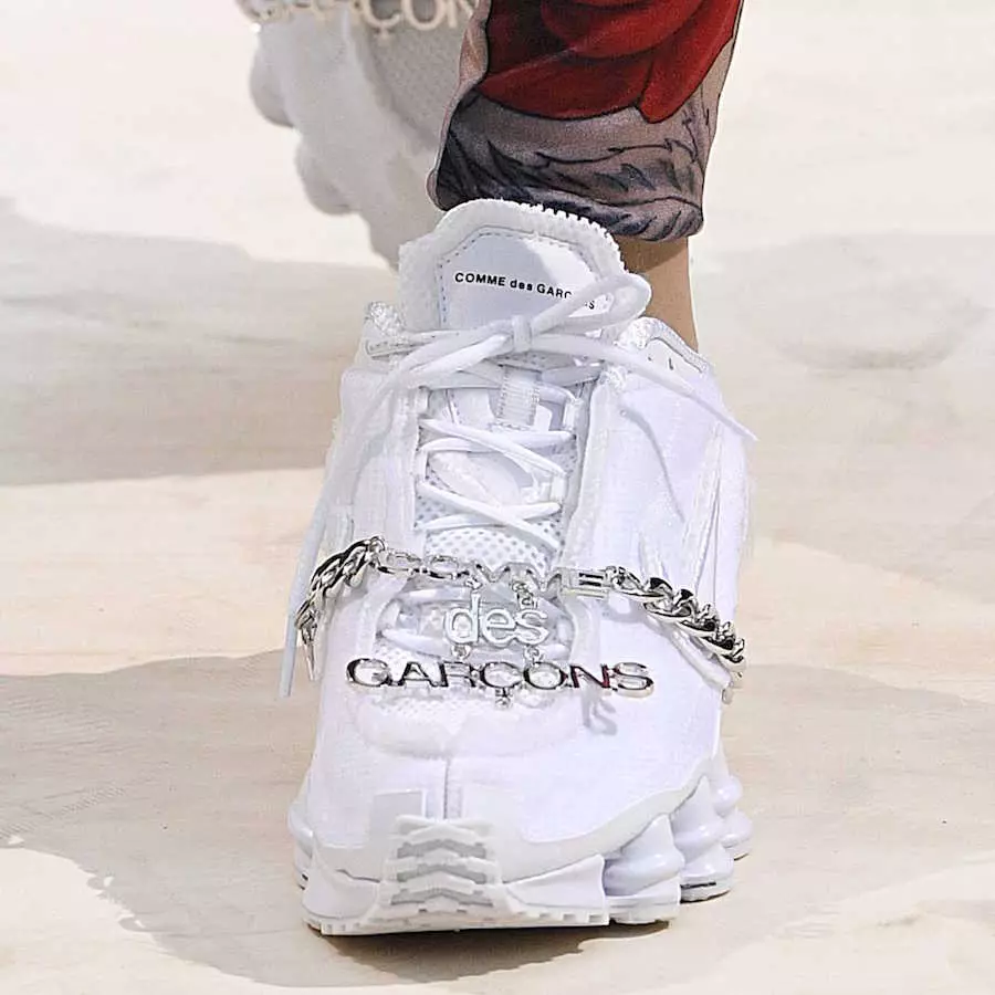 Comme des Garcons x Nike Shox White väljalaskekuupäev