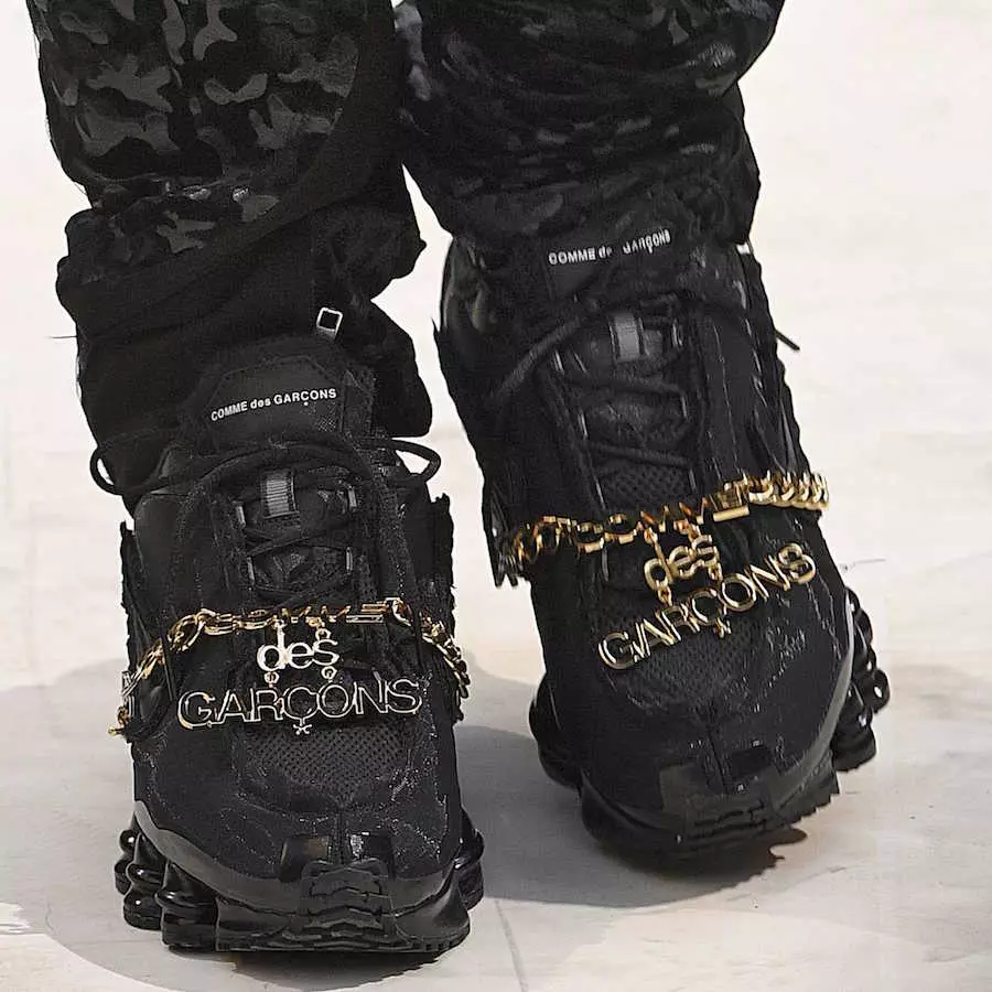 Comme des Garcons x Nike Shox Black Tarehe ya Kutolewa