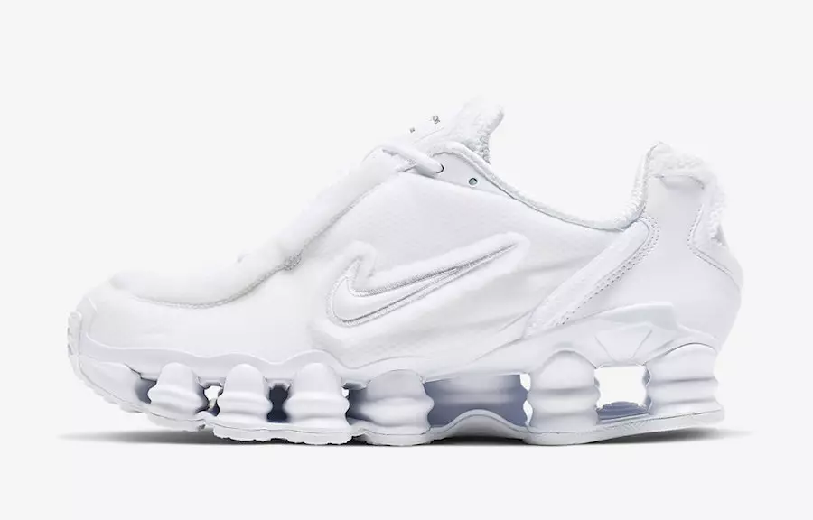 CDG Nike Shox TL Bianco CJ0546-100 Data di rilascio