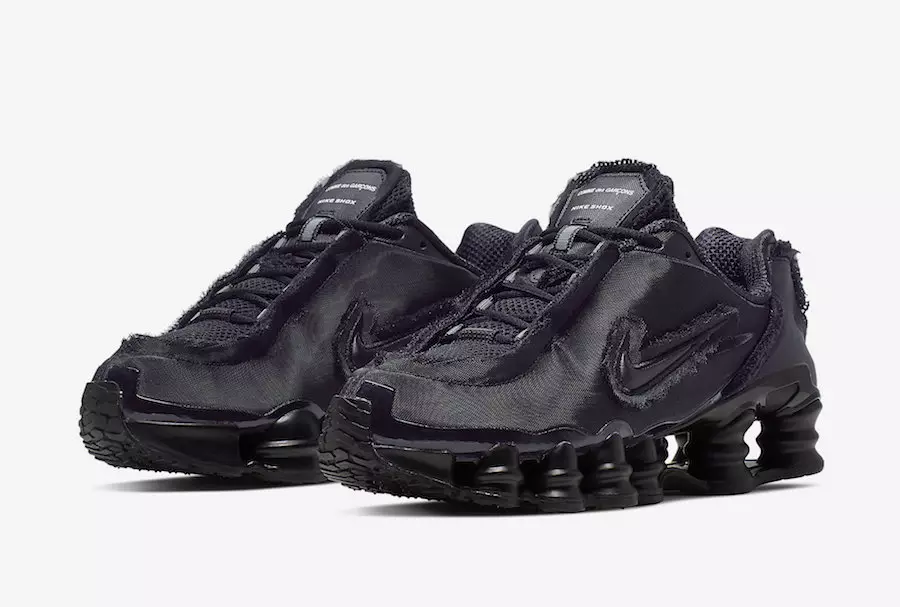 CDG Nike Shox TL Zwart CJ0546-001 Releasedatum