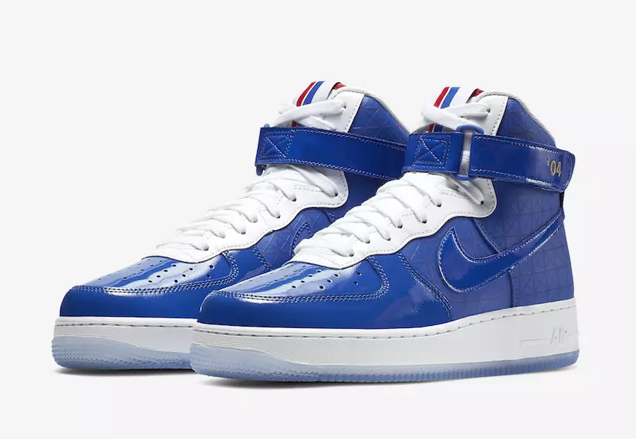 Nike Air Force 1 High bilan Pistons '04 chempionatining 15 yilligini nishonlaydi