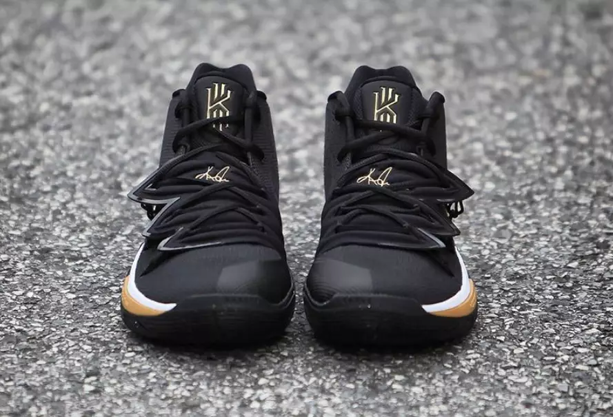 Nike Kyrie 5 Black Metallic Gold AO2918-007 Väljalaskekuupäev