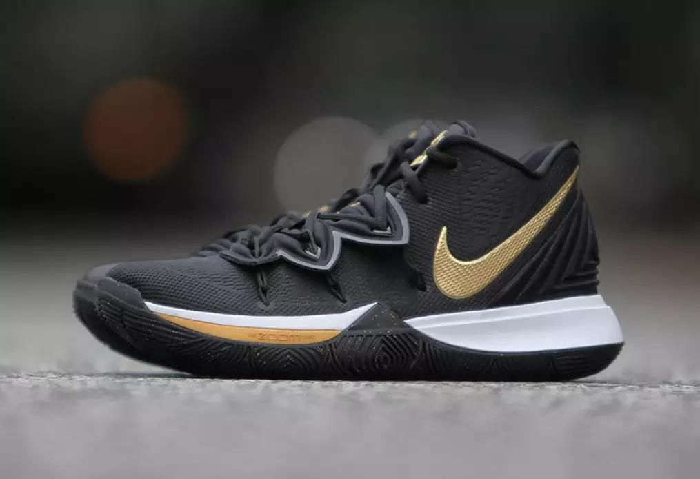 Nike Kyrie 5 Black Metallic Gold AO2918-007 Útgáfudagur