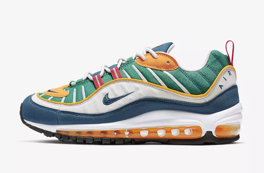 Tarehe ya Kutolewa ya Nike Air Max 98 Multicolor AH6799-601