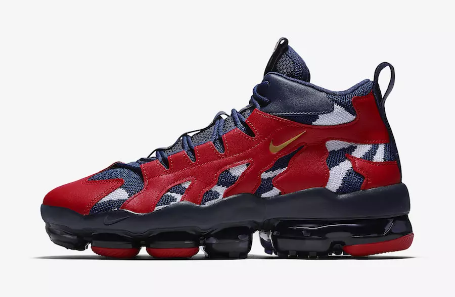 Nike VaporMax Gliese Midnight Navy Gym Red AO2445-400 Чыгарылган күнү