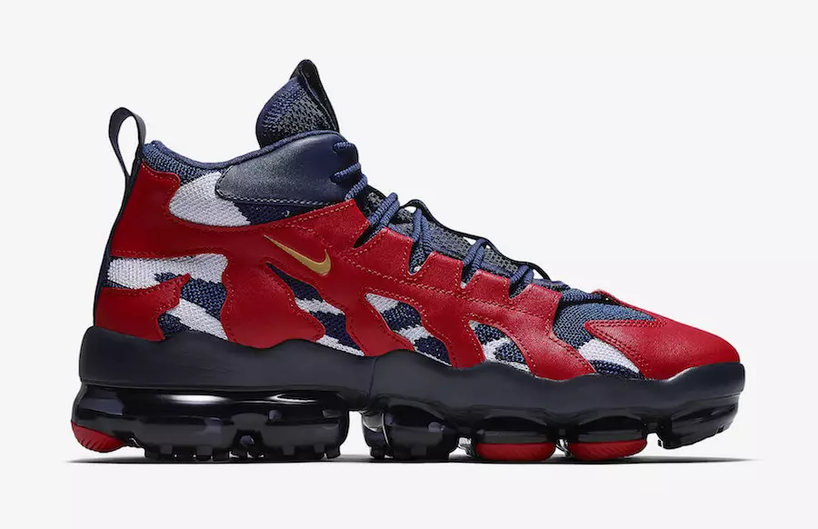 Nike VaporMax Gliese मिडनाइट नेवी जिम रेड AO2445-400 रिलीज़ की तारीख