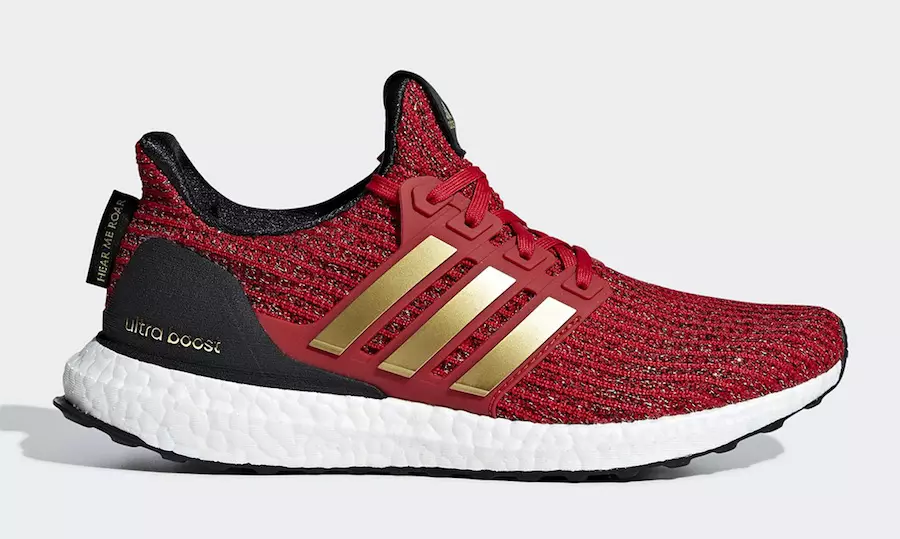 Adidas Ultra Boost Game of Thrones House Lannister EE3710, väljalaskekuupäev