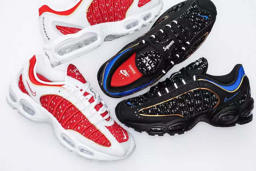 Supreme chính thức ra mắt bộ sưu tập Nike Air Max Tailwind 4