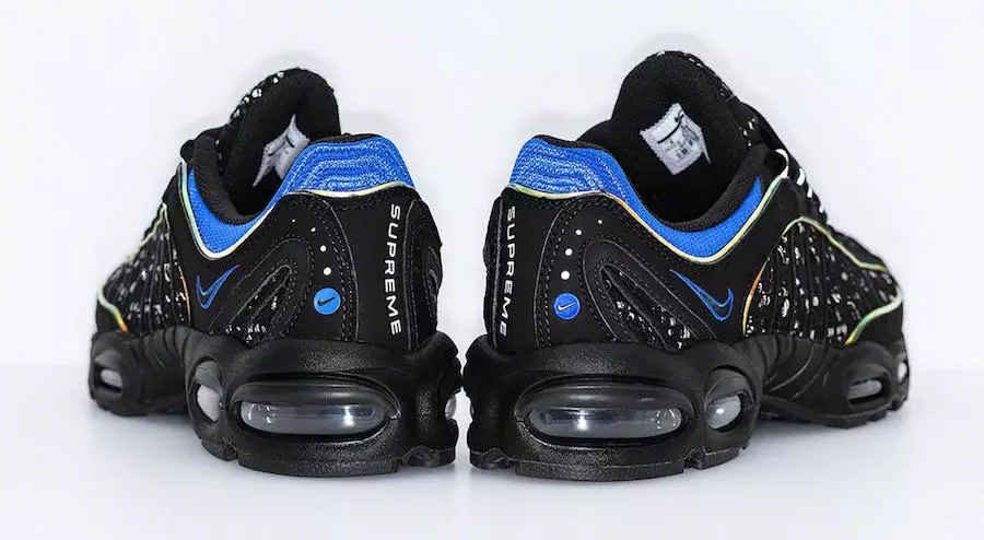 Supreme Nike Air Max Tailwind 4 IV Schwaarz Blo AT3854-001 Verëffentlechungsdatum