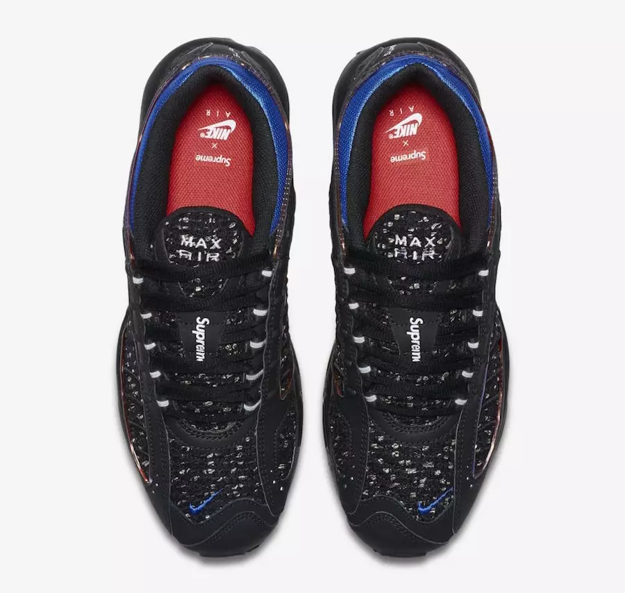 Supreme Nike Air Max Tailwind 4 IV must sinine väljalaskekuupäev