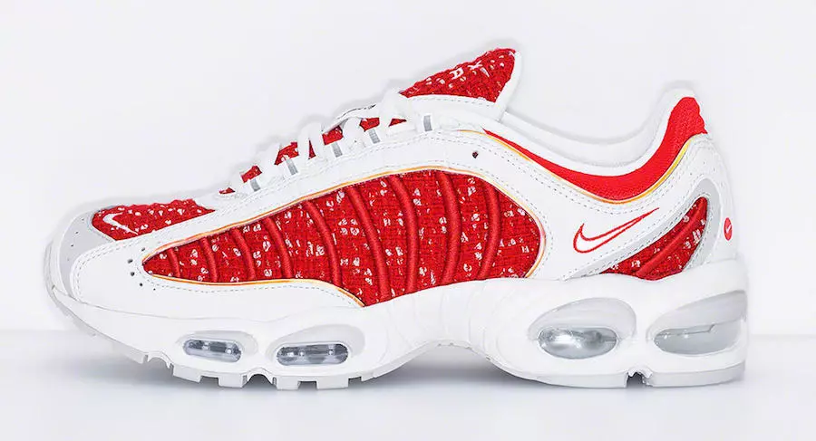 Supreme Nike Air Max Tailwind 4 IV Red White AT3854-100 ဖြန့်ချိသည့်ရက်စွဲ