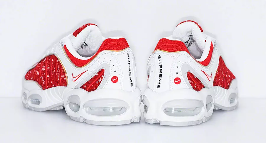 Supreme Nike Air Max Tailwind 4 IV Röd Vit AT3854-100 Utgivningsdatum