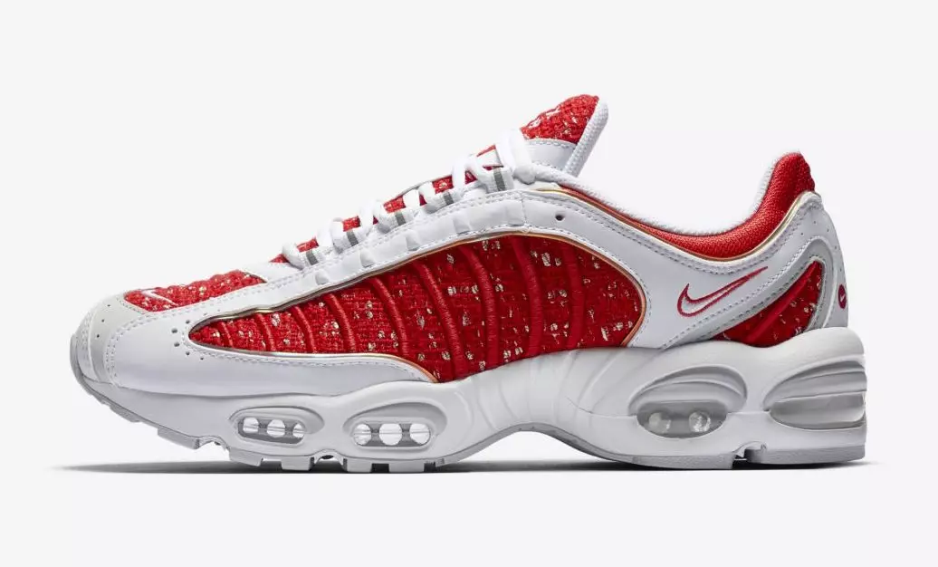 Supreme Nike Air Max Tailwind 4 IV Blanco Rojo Fecha de lanzamiento