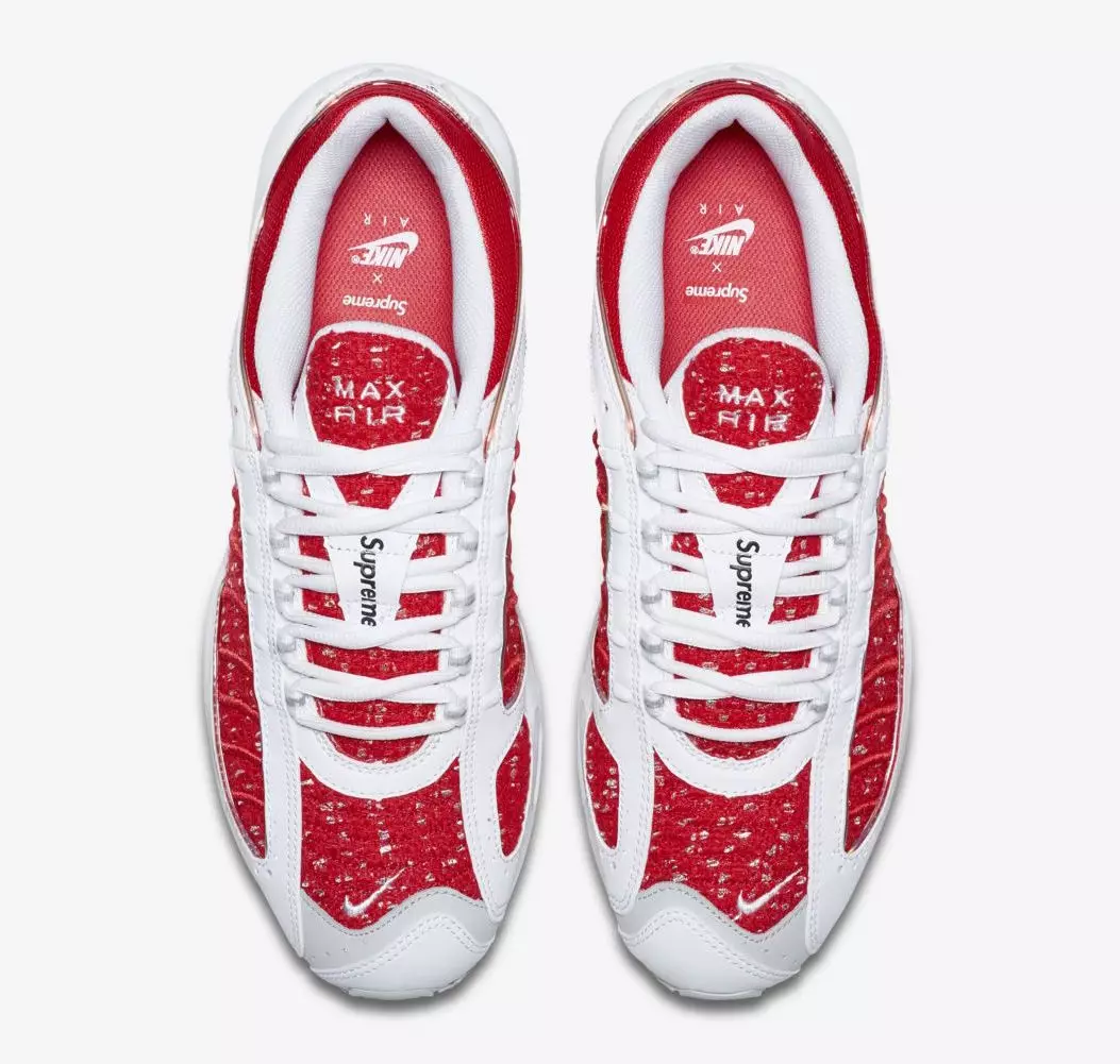 Supreme Nike Air Max Tailwind 4 IV Blanc Vermell Data de llançament