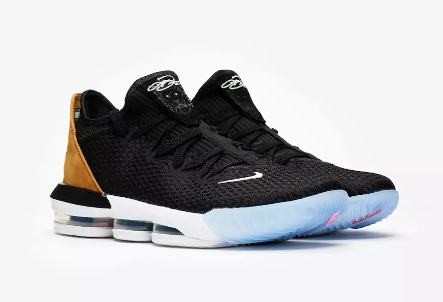 Date de sortie de la Nike LeBron 16 Low Noir Tan CI2668-001