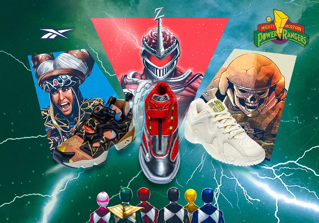 Reebok zbulon Power Rangers