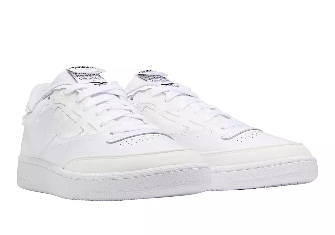 Maison Margiela Reebok Club C White Atmintis apie išleidimo datą