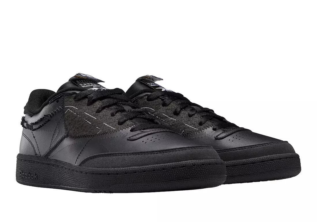 Maison Margiela Reebok Club C Kumbukumbu Nyeusi ya Tarehe ya Kutolewa