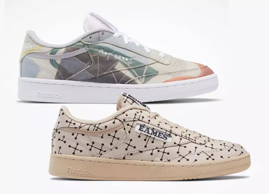 Eames x Reebok Club C pistekuvio GY1069 Koostumus GY1068 Julkaisupäivä