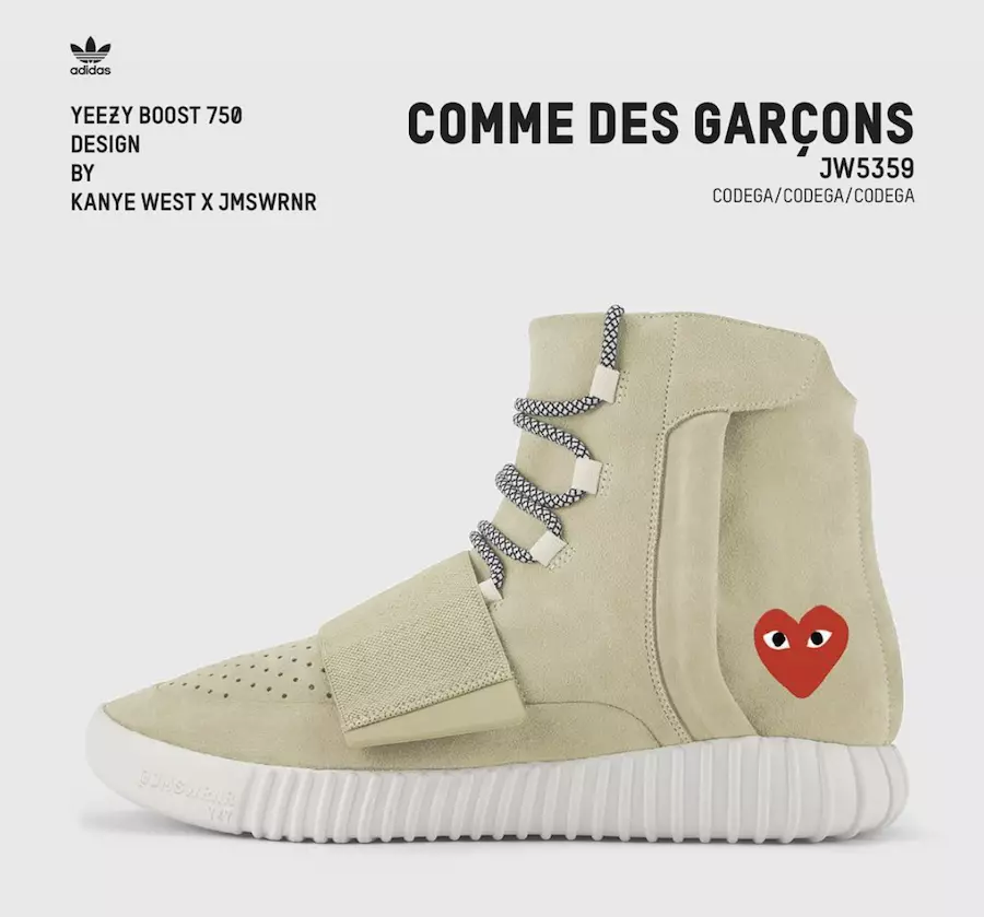 Yeezy 750 စိတ်ကြိုက်ပူးပေါင်းဆောင်ရွက်မှုများကို မြှင့်တင်ပါ။