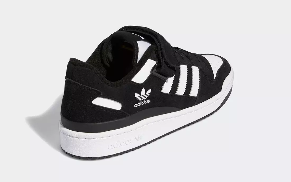 adidas Forum Íseal Panda Dubh Bán GW0695 Dáta Eisiúna