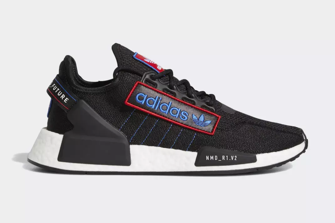 adidas NMD R1 V2 Zwart Scarlet Blauw GX6266 Releasedatum