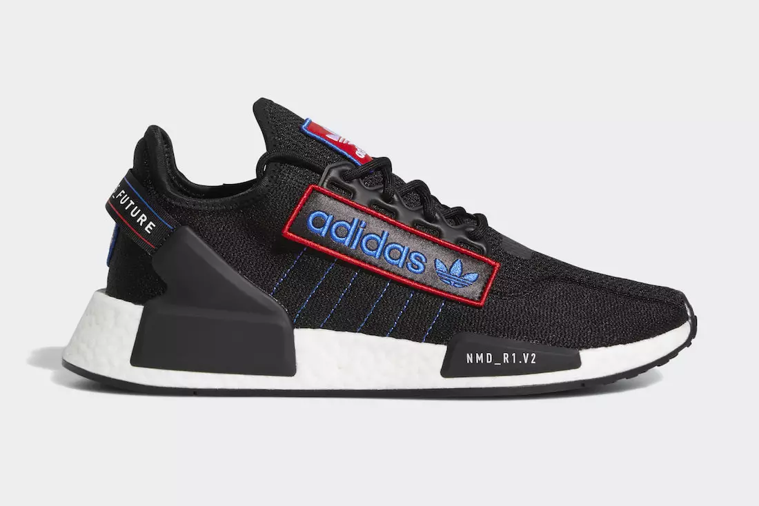 adidas NMD R1 V2 Black Scarlet Blue GX6266 худалдаанд гарсан огноо