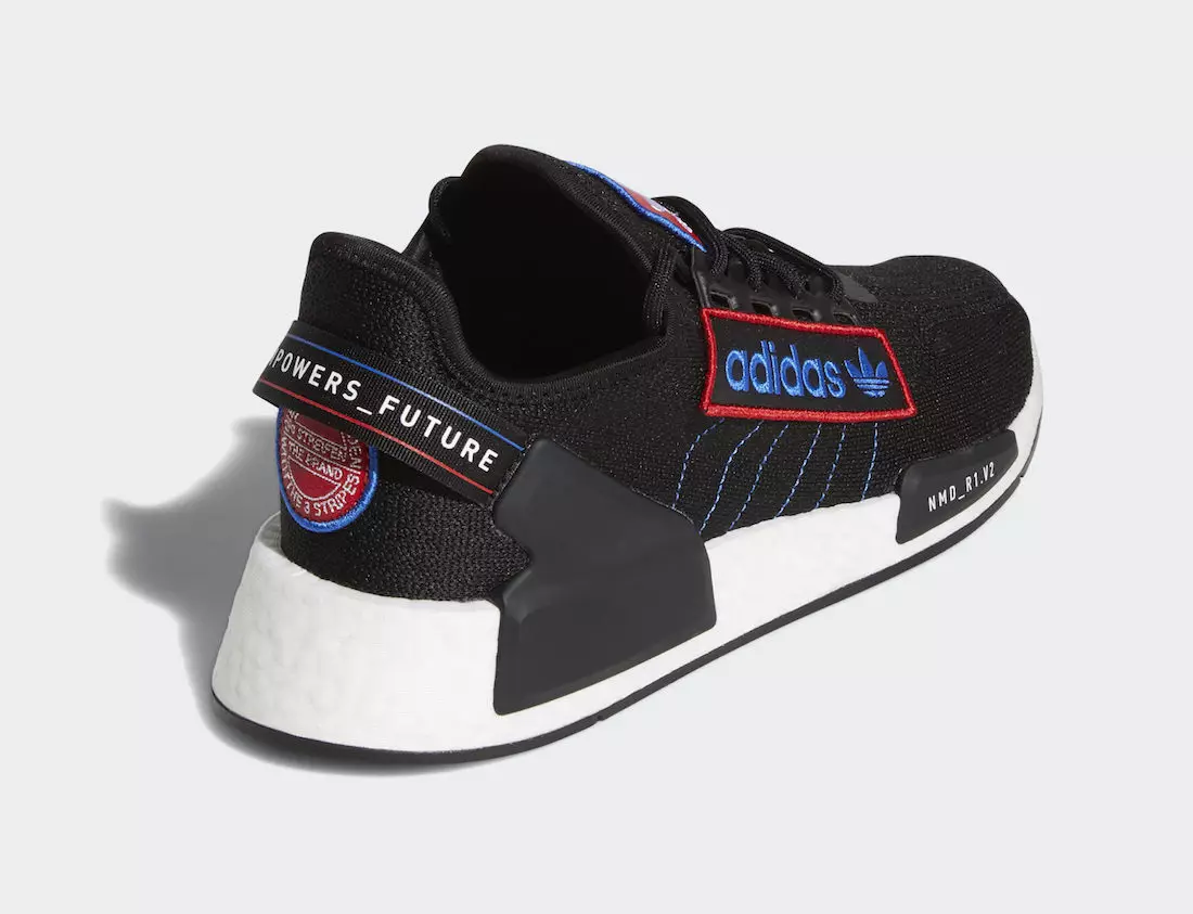 adidas NMD R1 V2 Black Scarlet Blue GX6266 Datum izdaje