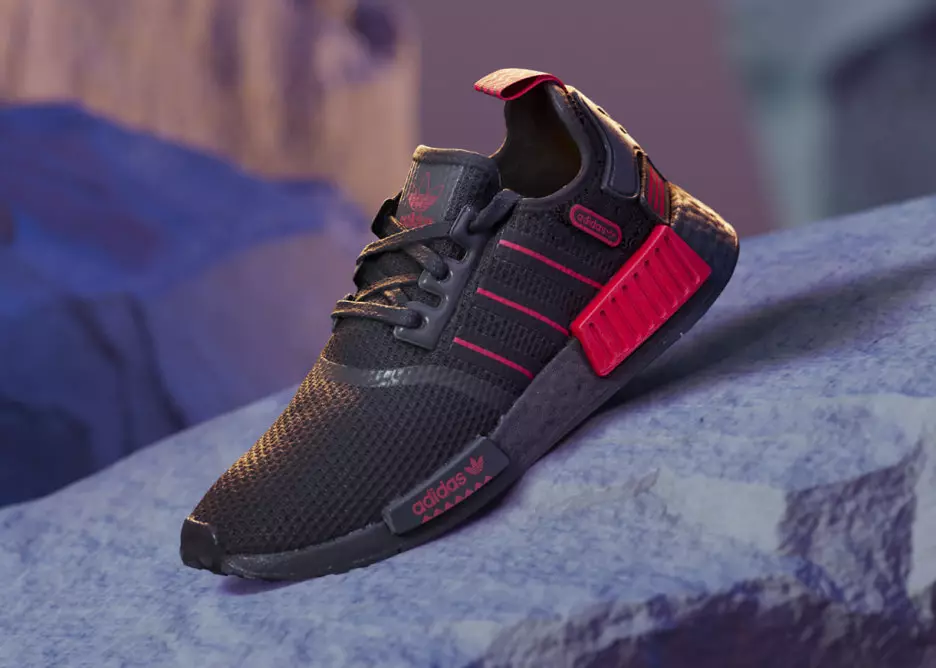 تاریخ انتشار adidas NMD R1 Black Red GV8422