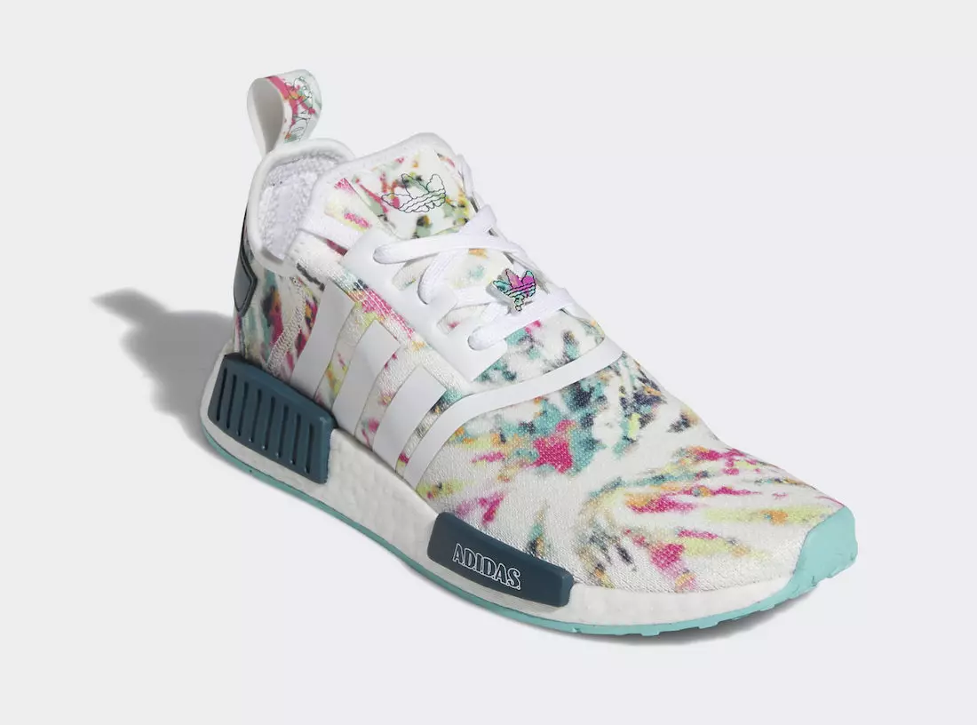 Adidas NMD R1 White Wild Teal Acid Mint GX5372 Väljalaskekuupäev